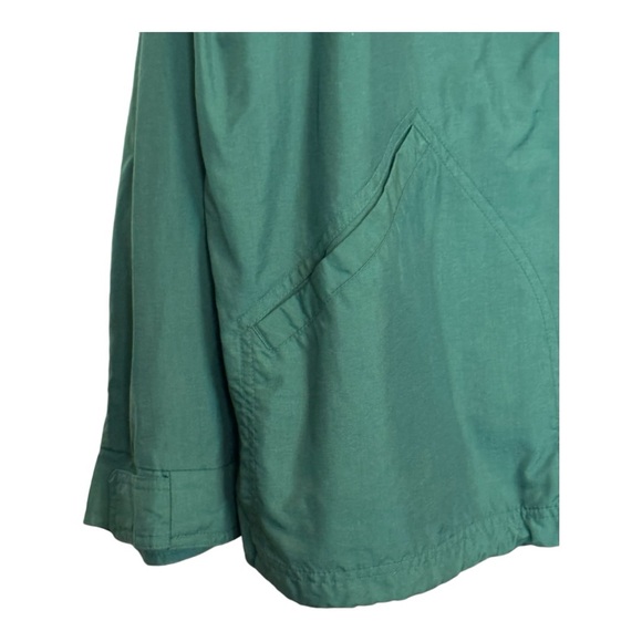 Structure Mens Size XL Zip Up Jacket Green Hidden Hood Adjustable Very Nice - Picture 9 of 15